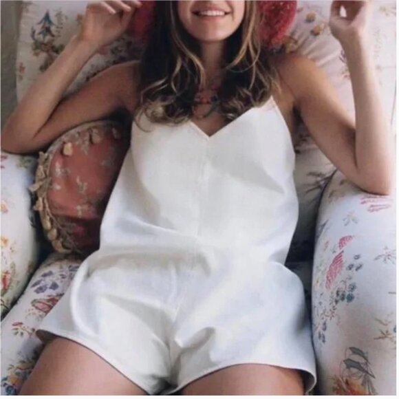 Zara Pants - ZARA Denim Playsuit Romper M